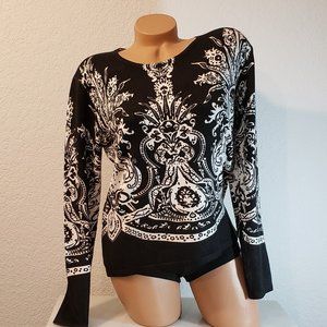 Stunning Embellished PIERRI NEW YORK Sweater, Sz L